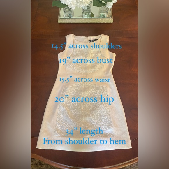 Esley “Boutique” Ivory Dress - Picture 4 of 6